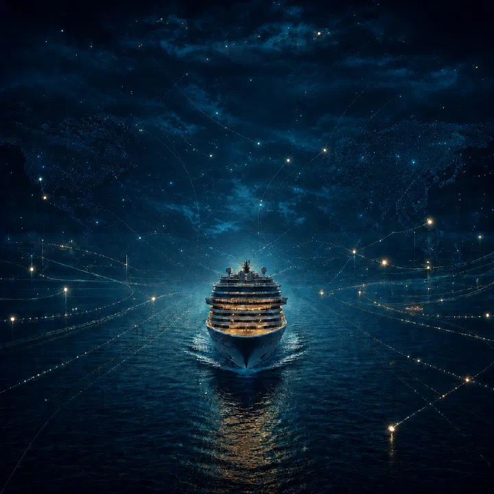 Connected cruise journey visualization